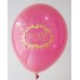 Red Pow Design Printed Balloons